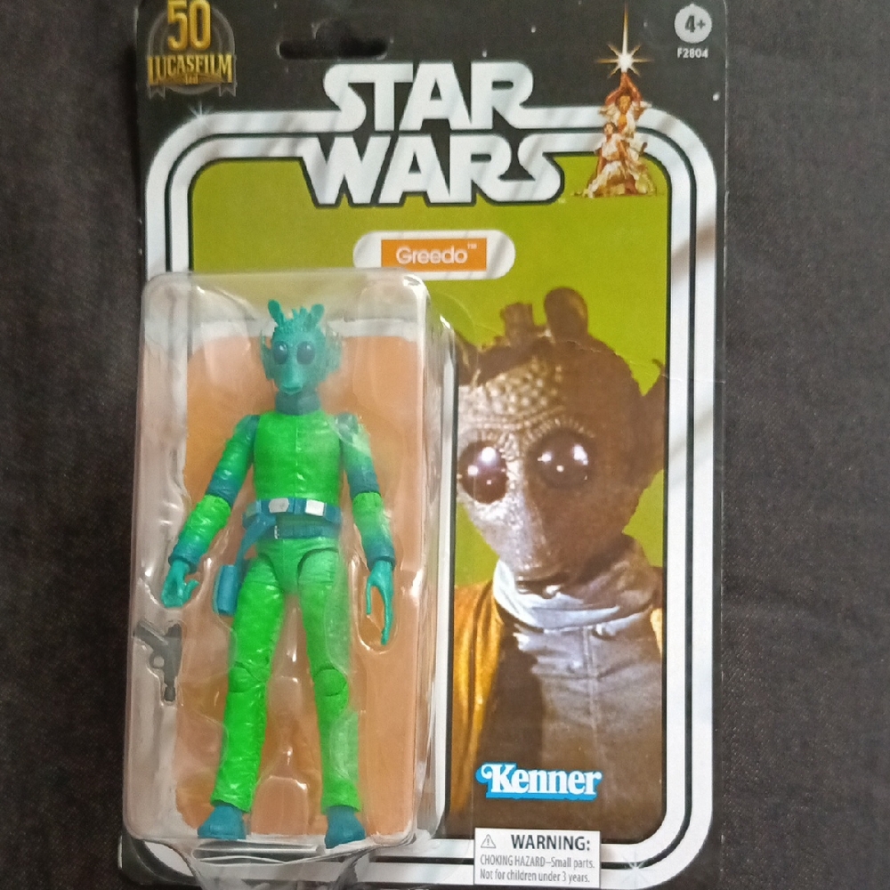 Star Wars Greedo Action Figure - Green Vintage Collection Black Series 6 inch